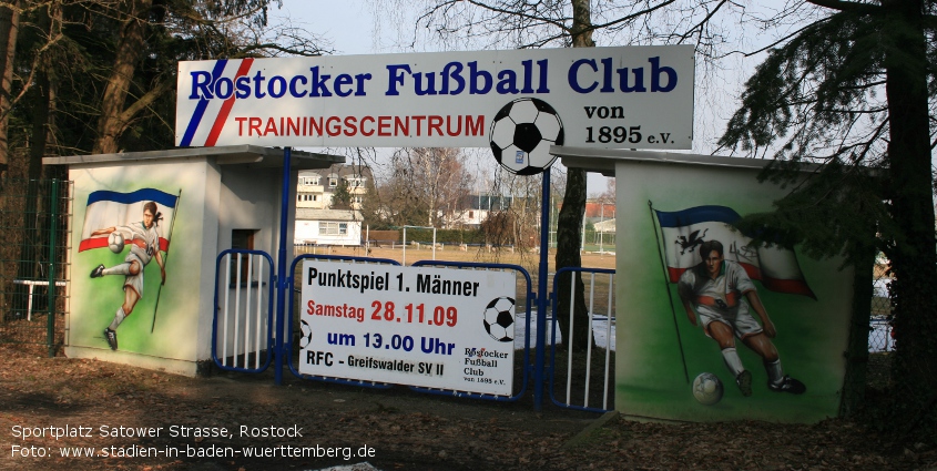 Sportplatz Satower Straße, Rostock