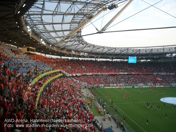 HDI-Arena (ehemals AWD-Arena bzw. Niedersachsenstadion), Hannover (Niedersachsen)