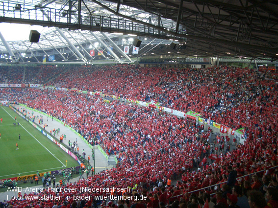 HDI-Arena (ehemals AWD-Arena bzw. Niedersachsenstadion), Hannover (Niedersachsen)