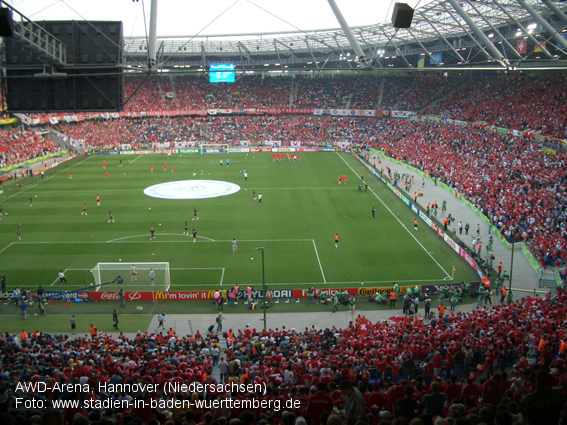 HDI-Arena (ehemals AWD-Arena bzw. Niedersachsenstadion), Hannover (Niedersachsen)