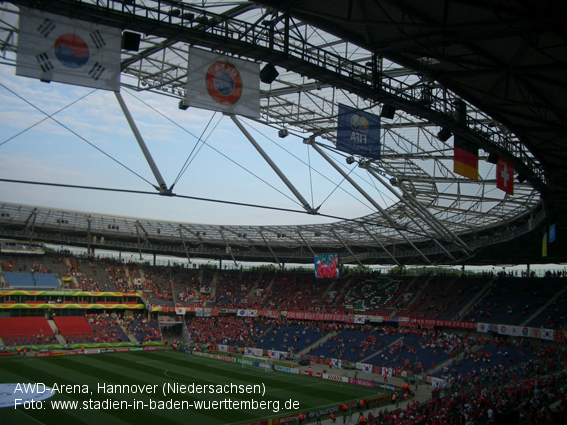 HDI-Arena (ehemals AWD-Arena bzw. Niedersachsenstadion), Hannover (Niedersachsen)