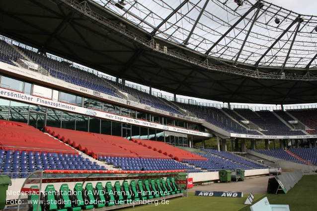 HDI-Arena (ehemals AWD-Arena bzw. Niedersachsenstadion), Hannover (Niedersachsen)