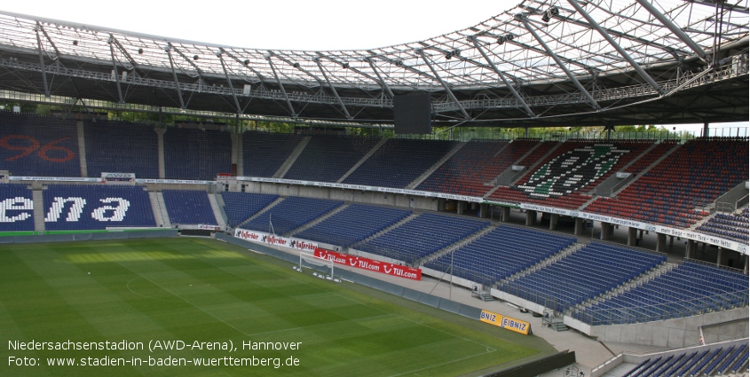 HDI-Arena (ehemals AWD-Arena bzw. Niedersachsenstadion), Hannover (Niedersachsen)