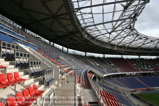 HDI-Arena (ehemals AWD-Arena bzw. Niedersachsenstadion), Hannover (Niedersachsen)