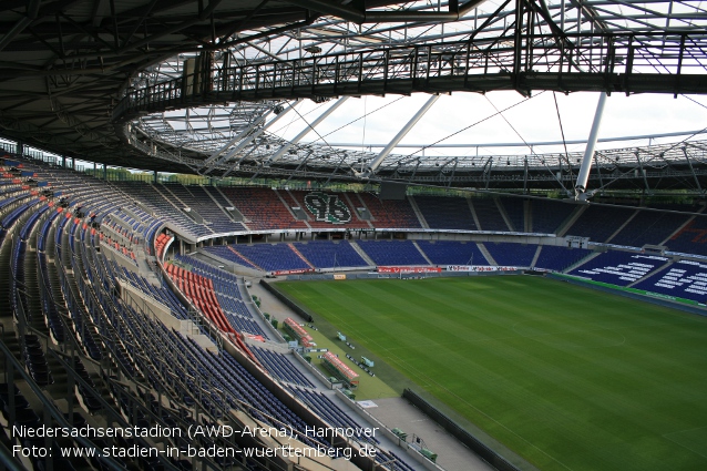 HDI-Arena (ehemals AWD-Arena bzw. Niedersachsenstadion), Hannover (Niedersachsen)