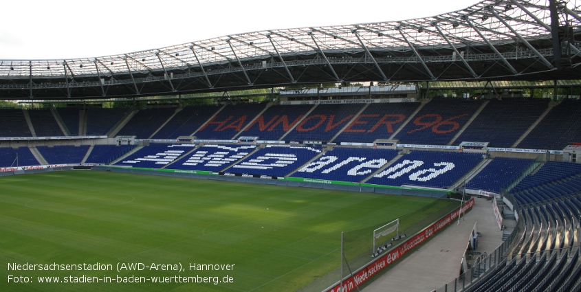 HDI-Arena (ehemals AWD-Arena bzw. Niedersachsenstadion), Hannover (Niedersachsen)