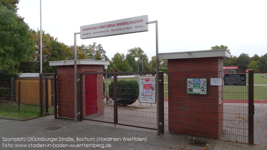 Bochum, Sportplatz Glücksburger Straße