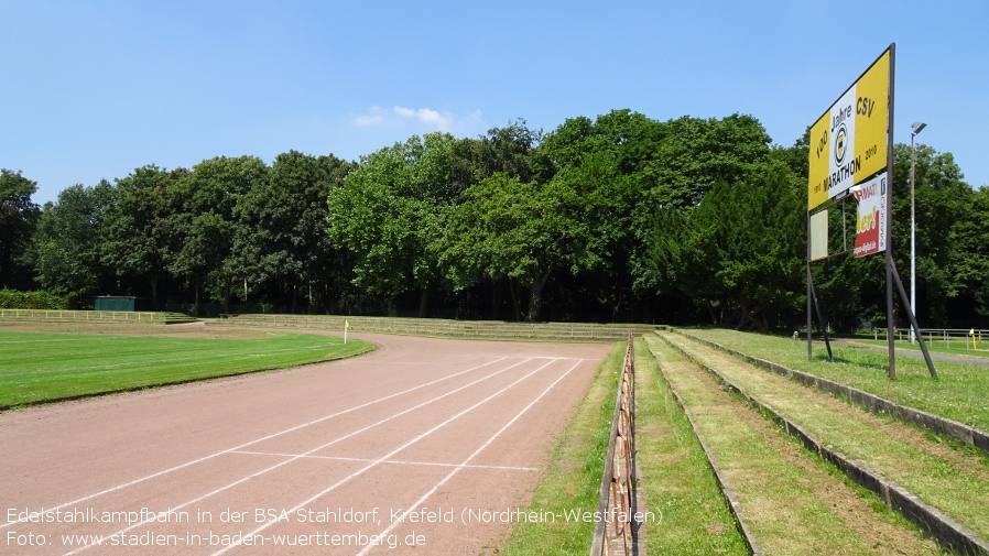 Krefeld, Edelstahlkampfbahn in der BSA Stahldorf