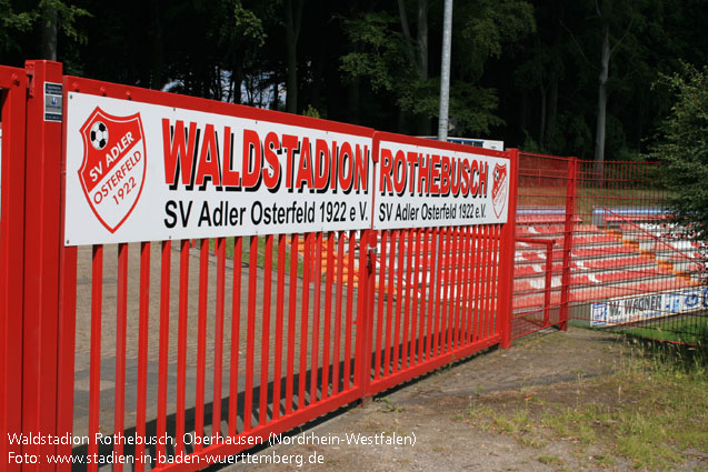 Waldstadion Rothebusch, Oberhausen (Nordrhein-Westfalen)