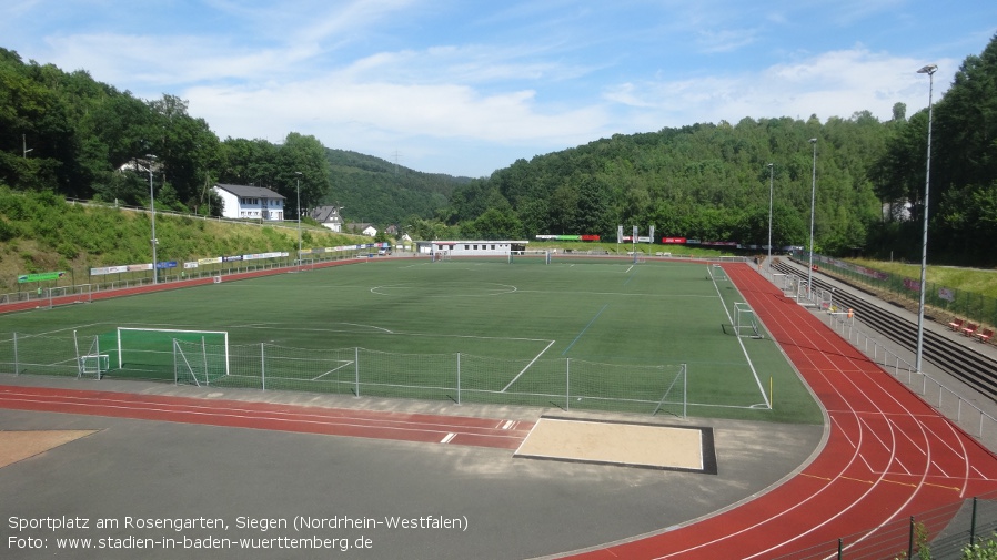 Siegen, Sportplatz am Rosengarten