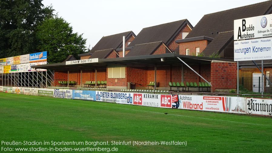 Steinfurt, Preußen-Stadion im Sportzentrum Borghorst