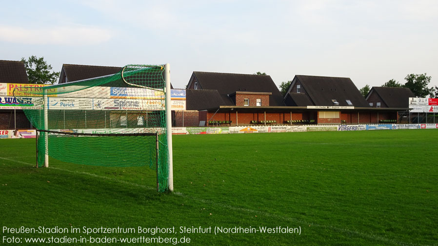 Steinfurt, Preußen-Stadion im Sportzentrum Borghorst