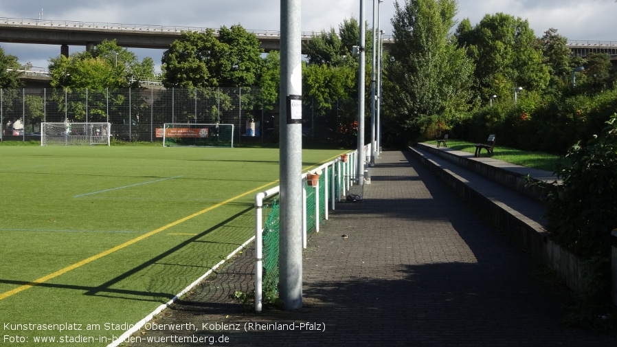 Kunstrasenplatz am Stadion Oberwerth, Koblenz (Rheinland-Pfalz)