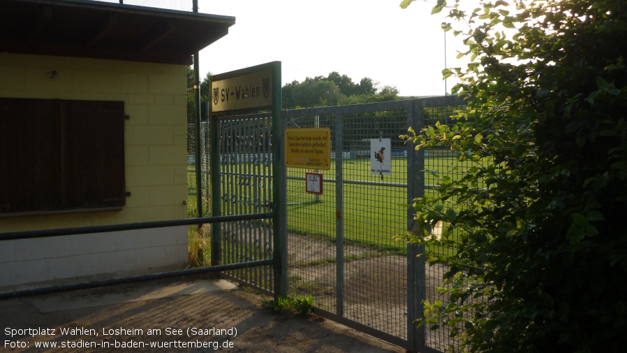 Sportplatz Wahlen, Losheim am See (Saarland)