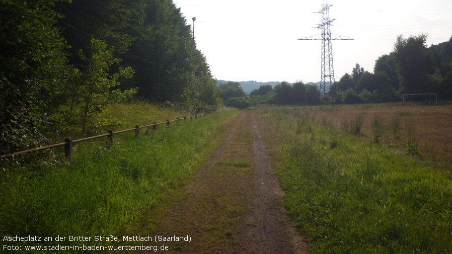 Ascheplatz an der Britter Straße, Mettlach (Saarland)