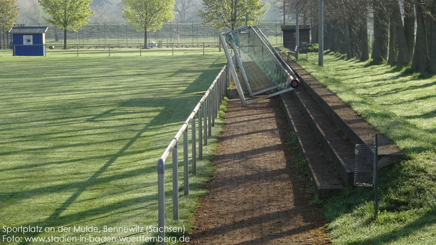 Bennewitz, Sportplatz an der Mulde