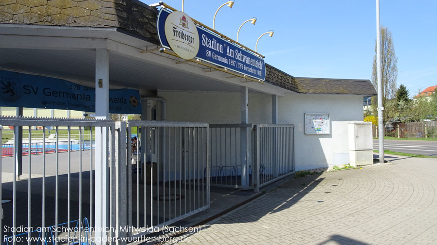 Mittweida, Stadion am Schwanenteich