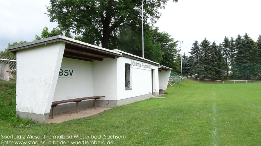 Thermalbad Wiesenbad, Sportplatz Wiesa