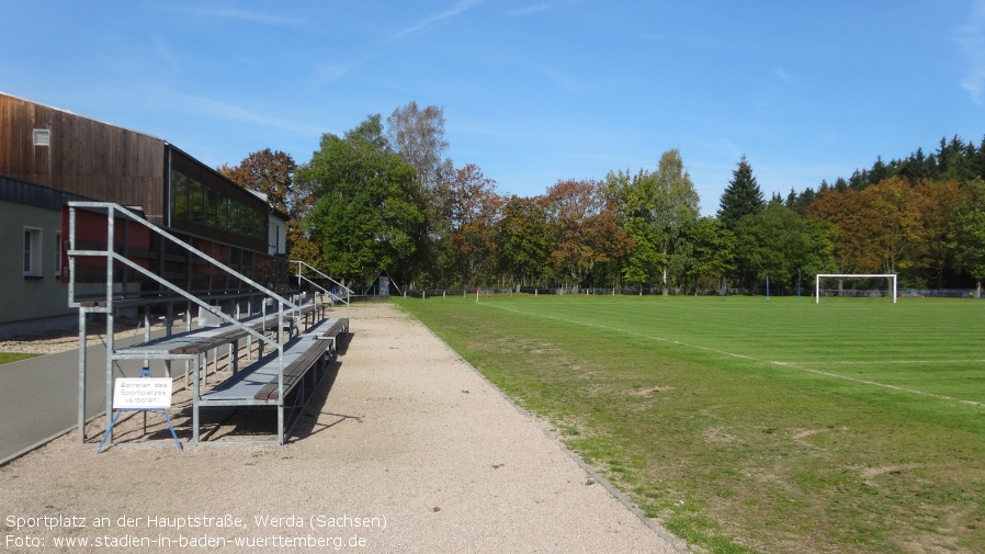 Sportplatz an der Hauptstraße, Werda (Sachsen)