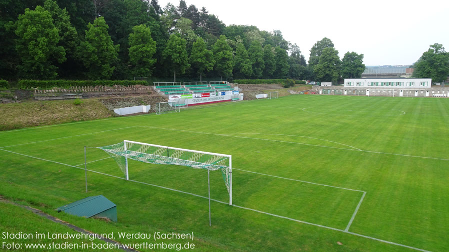 Werdau, Stadion im Landwehrgrund