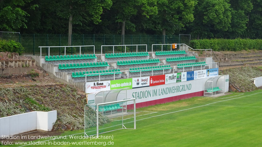 Werdau, Stadion im Landwehrgrund