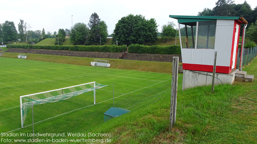 Werdau, Stadion im Landwehrgrund