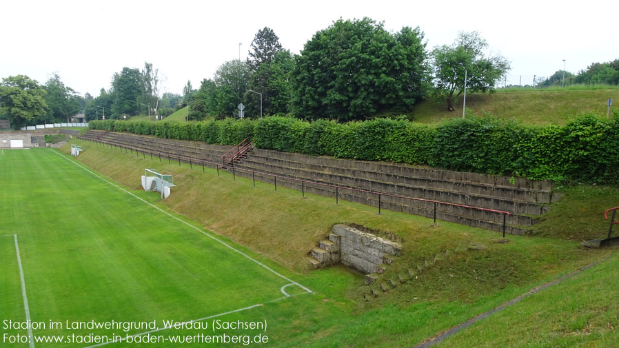 Werdau, Stadion im Landwehrgrund