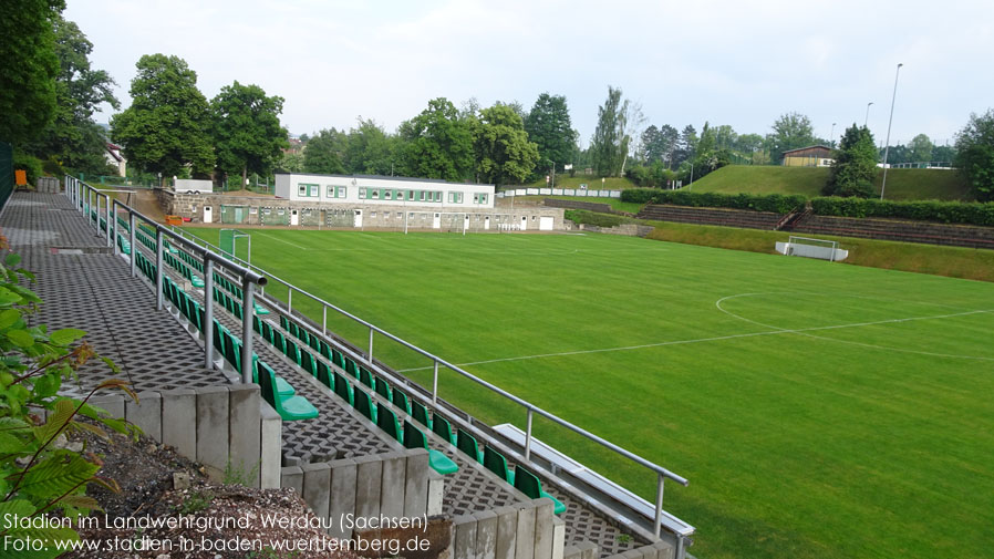 Werdau, Stadion im Landwehrgrund