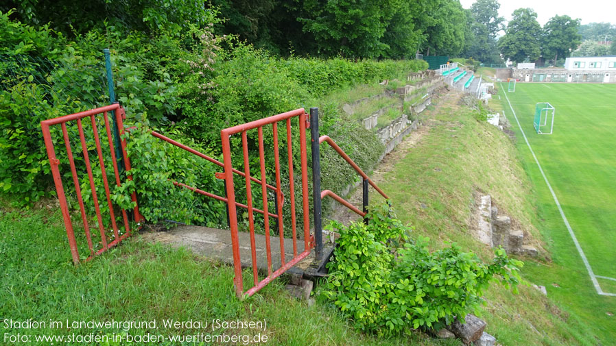 Werdau, Stadion im Landwehrgrund