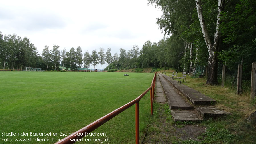 Zschopau, Stadion der Bauarbeiter