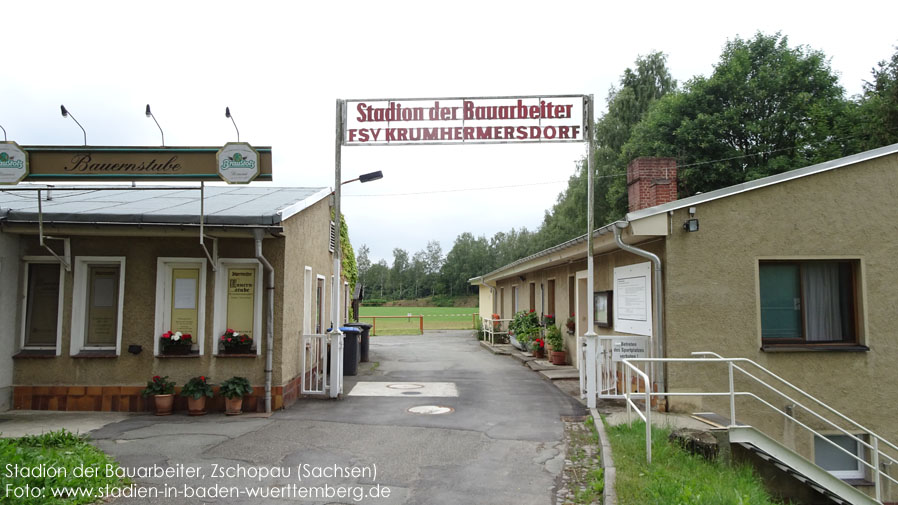 Zschopau, Stadion der Bauarbeiter