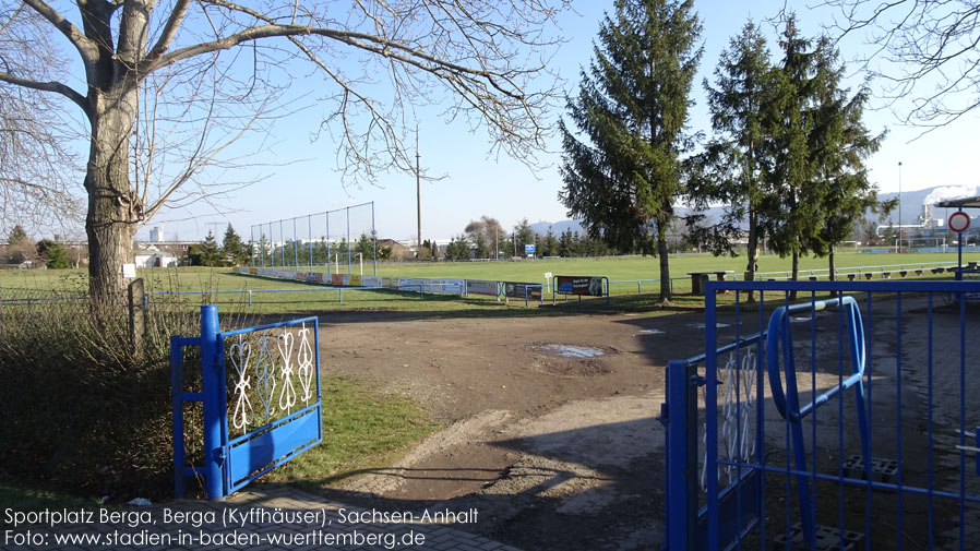 Berga (Kyffhäuser), Sportplatz Berga