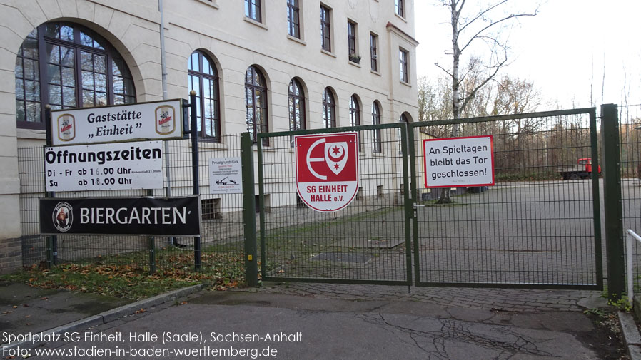 Halle (Saale), Sportplatz SG Einheit