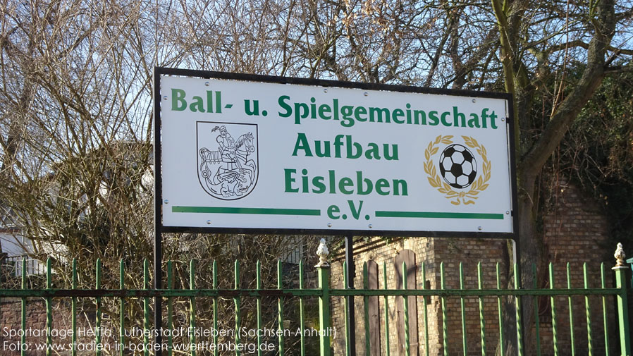 Lutherstadt Eisleben, Sportplatz Helfta