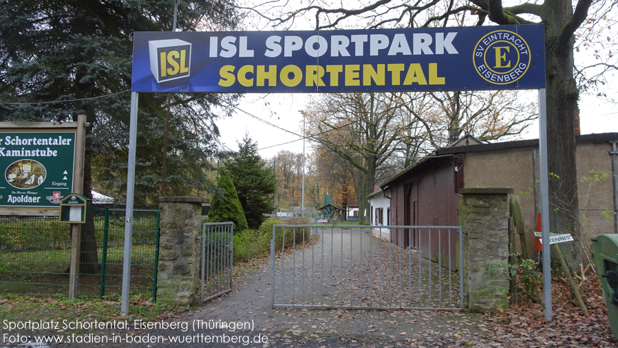 Eisenberg, Sportplatz Schortental (Kunstrasenplatz)