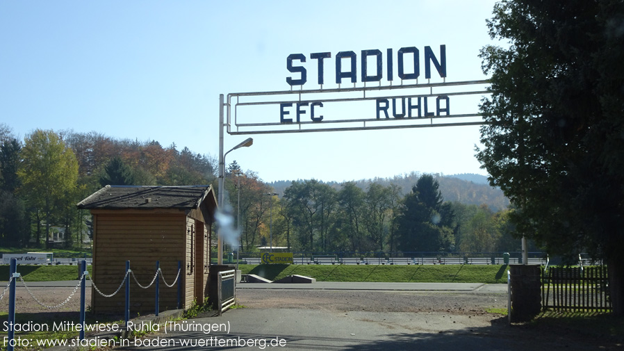 Ruhla, Stadion Mittelwiese